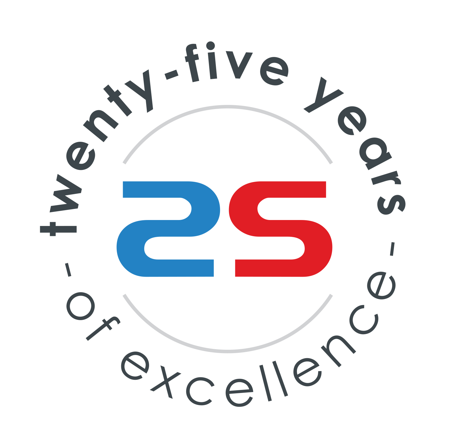 SES - 25 Years of Excellence (PNG Logo)